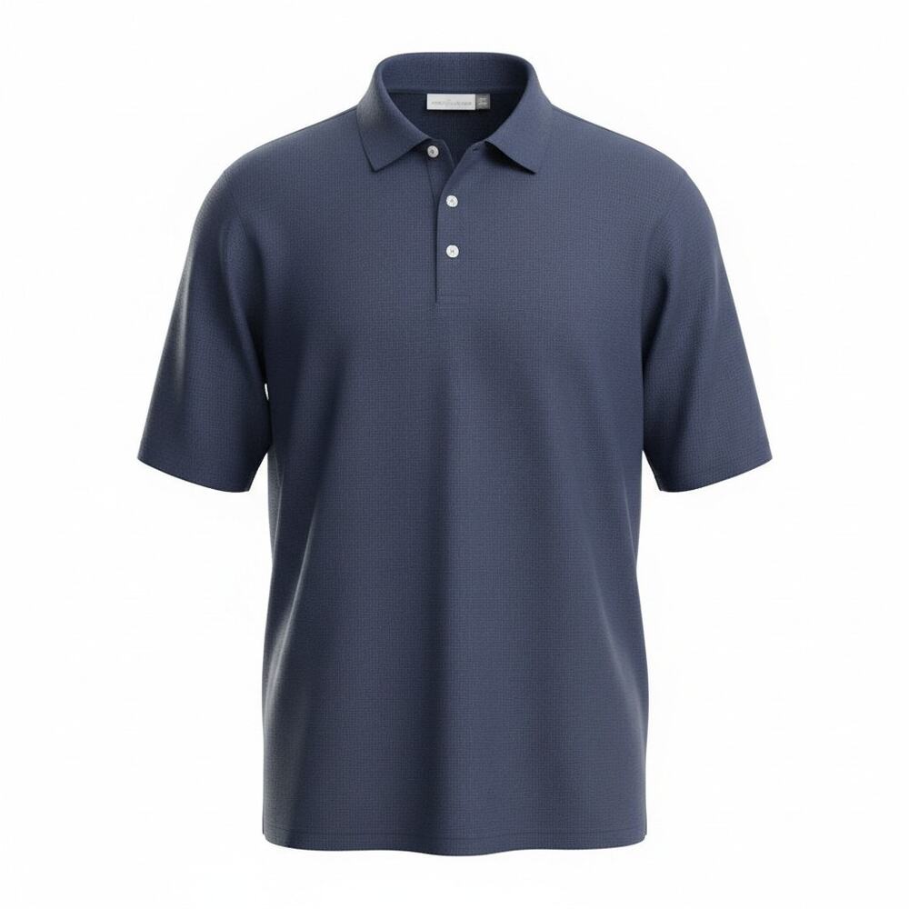 KJUS Men's Motion Embossed Polo Navy Size XL